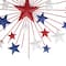 17.5&#x22; Red, White &#x26; Blue Starburst Americana Metal Wall Accent